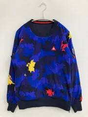 le coq sportif ブルゾン M ネイビー ブランドロゴ その他総柄 ショート丈 フードなし プルオーバー