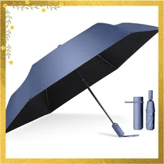 日傘 折りたたみ 軽量 レディース UVカット 100 遮光 (クラシックブルー)