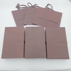【ブランドショッパー／紙袋】LOUIS VUITTON ヴィトン ショッパー・空箱 4個 セット 小物入れや撮影用にも◎ まとめ 袋　DEC-0008