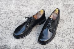 極美品 チェコ軍 ポストマンシューズ オフィサーシューズ 29.5 prabos