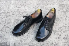 【デッドストック 未使用】CZECH MILITARY  Prabos チェコ軍 (プラボス社) OFFICER DRESS SHOES オフィサードレスシューズ プレーン 外羽根 黒 ブラック【W3492-300】のサムネイル