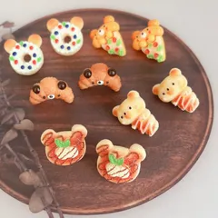 可愛い くまさんフード 5点セット《ピアス/イヤリング》