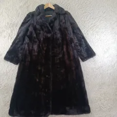 着丈112cm サガミンク ロイヤル  ダークミンク　ファーコート ミンクコート ロングコート リアルファー 貂 本毛皮 レディース アウター SAGAMINK ROYAL