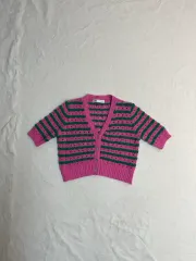 ZARA クロップドニットカーディガン