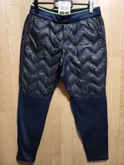 【Lサイズ】ワークマン MIXダウンクロスシールドパンツ ブラック × ネイビー