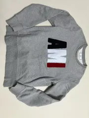 アミ AMI グレー スウェット ロゴ