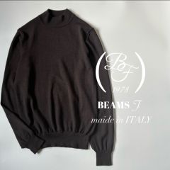 BEAMS F イタリア製 モックネックニット チャコールグレー 46 - メルカリ