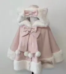 量産型 地雷系 量産型 猫ミミ フード ポンチョ