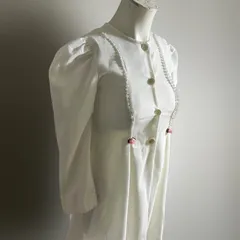 USA 80s ヴィンテージ ワンピース アメリカ 花 ドレス S ビンテージ ペプラム Vintage H803