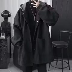 k*d様 OVERCOAT ノーカラージャケット ブラック 2 - メルカリ