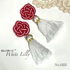 No.0221　タッセル付きピアス