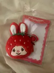 チムタン 딸기 ぬいぐるみ キーホルダー 限定モデル/モンチッチ/ぬいぐるみ キーリング ぬい