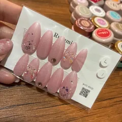 No.1 ピンクリボンネイルチップ XSサイズ