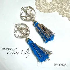 No.0228　タッセル付きピアス