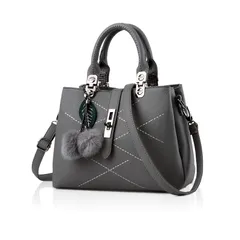 【新着商品】[NICOLE & DORIS] ハンドバッグ 新しい波パケットメッセンジャーバッグ レディース(Gray)