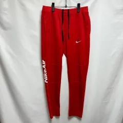 正規品/M NIKE ナイキ エア スウッシュ レッド トレーナー ジョガー パンツ/ズボン