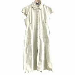 FRED PERRY フレッドペリー  コットン 綿 リネン　麻 ワンピース  D8815  レディース UK 12 D  38 EUR 40 USA 8