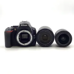 【全額返金保証】【最速発送】Nikon デジタル一眼 D5600 ダブルズームキット ブラック 動作確認済
