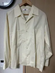 L ユニクロユー 24ss オープンカラーシャツ
