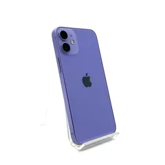【全額返金保証】【最速発送】 iPhone 12 mini 64GB パープル au SIMフリー 白ロム 動作確認済 77%