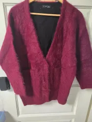 アンゴラ カーディガン