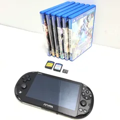 【正常動作品】SONY PSVITA PCH-2000 ブラック & ソフト8本
