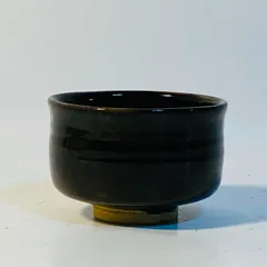 茶碗 抹茶碗 黒光 茶器 茶道 陶磁器 お茶 抹茶 焼物 骨董 陶磁器 送料込み フォロー割 クーポンご利用可能 お値引き交渉可能 一点限り