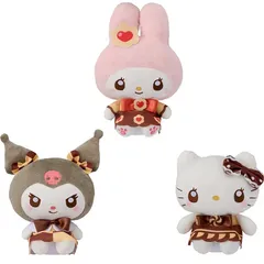 ゆるかわサンリオキャラクターズ ぬいぐるみ　Dolly Cookiesハローキティ　クロミ　マイメロディマスコット　サンリオ　Sanrio