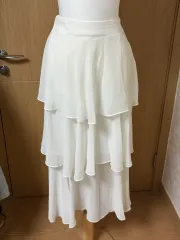 ティアードロングスカート