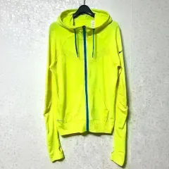 S 90 NIKE レディース ランニング ジップアップパーカー 蛍光