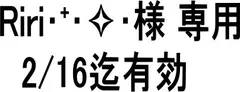 Riri⁎⁺˳✧༚様専用