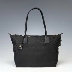 美品 ROBERTA PIERI ロベルタピエリ TATAMI ナイロン レザー トートバッグ タタミ ブラック 肩掛け