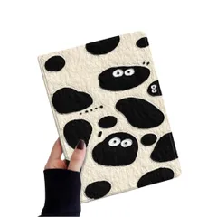 SENLAN 可愛いケース 適合 iPad 10.2インチ第9 8 7世代 ケース iPad Air3/Pro 10.5 インチ用 ブック式 Apple Pencil 収納 スタンド機能付き オートスリープ 柄物 イラスト 印刷 プリント 超薄型 耐 ...