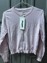 NYUNYU ニューニューハウス ピンクカーディガン (新品)