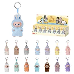 新品 [POP MART] THE MONSTER PIN FOR LOVE シリーズぬいぐるみペンダント(A-M)【アソートボックス 14ピース 】 ポップマート ガチャガチャ ブラインド ボックス フィギュア プラモデル プレミアム おもちゃ ソフビ オリ