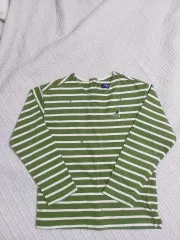 カンゴールキッズ ストライプ長袖Tシャツ 120