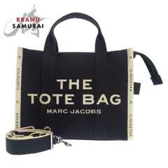 美品 MARC JACOBS マークジェイコブス ザトート ブラック 黒 キャンバス M0017027 トートバッグ ショルダーバッグ 2way レディース 505868【中古】