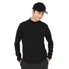 新品 [キャロウェイ] 長袖シャツ モックネック 裏起毛スムース 吸湿発熱 保温性 暖かい シンプル ゴルフ C25233111 メンズ