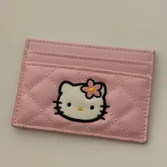 ハローキティ キルト カードウォレット ピンク