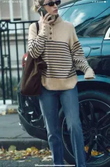 ザラ ストライプ ハイネック ニット S (タグ付き 新商品)