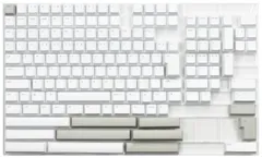 GRAPHT Designer Keycaps 日本語配列対応 キーキャップセット 【マットホワイト】 4.25U 4.5U スペースバー 158キー PBT 昇華印刷 Cherry MX用キーキャップ JP/US配列対応
