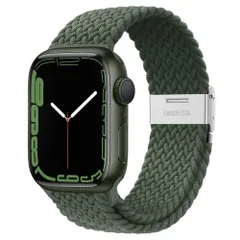 アップルウォッチ バンド Apple Watch バンド 編み込み 伸縮 調整可能 ソロループ Series 8 7 6 SE 5 4 3 2 1 Ultra 49mm 45mm 44mm 42mm 41mm 40mm 38mm 全機種対応 スポーツ ナイロン