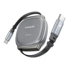 【2025新登場】toocki usb c ケーブル 100W 巻き取り式×コネクタ磁気収納 収納楽々 PD3.0 急速充電 タイプc 持ち運び便利 出張・旅行 コンパクトリール式 絡まない iPhone 17/iPhone 16/iPhone 15 ...