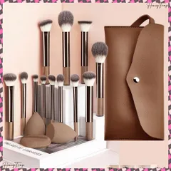 送料無料 メイクブラシ12本セットスポンジパフ付き 携帯用ケース付き メイクアップツールセット 柔らかい 旅行化粧ブラシセット メイクスポンジ 初心者 メイク道具収納ポーチ 化粧筆セット 人気 お洒落ブラシセット プレゼント 贈り物