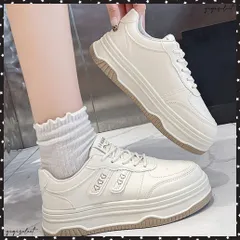 厚底スニーカー ローカット 美脚シューズ ハートモチーフ ボリュームソールスニーカー レディース カジュアルくつ 通勤通学 大人可愛いオールシーズン靴 歩きやすい 疲れにくい厚底くつ 着回しスニーカー白 レースアップ靴脚長 送料無料