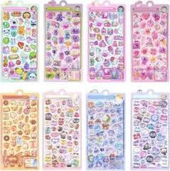 2025新型 ぷくぷくシール ぷくぷく ぷっくりシール 立体 中空 かわいい 約