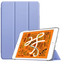 iPad mini5 ケース TiMOVO ipad mini 第5世代 ケース iPad Mini4 ケース 第5世代/第4世代 ipad mini 5 カバー 7.9インチ 適用 半透明 PC製 PUレーザー 三つ折り スタンド マグネット オー ...