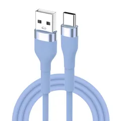USB Type C ケーブル 0.25m 1本セット 短い SLEIJAOOE 絡まないケーブル シリコン素材採用 66W急速充電 USB-A to USB-C 高耐久 断線防止 USB2.0 データ転送 スマホ/タブレット/ゲーム機 等Type- ...