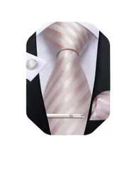 【在庫処分】フォーマル 入学式 メンズ セット ビジネス タイピン カフスネクタイ ハンカチ 結婚式 ネクタイ [DiBanGu]