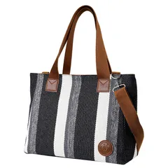 【新着商品】通学 通勤 旅行 買い物 無地 シンプル 軽量 かわいい おしゃれ レディース 男女兼用 レディース メンズ ファスナー付き 大容量 a4 帆布 肩掛け 人気 斜めがけショルダーバッグ キャンバス トートバッグ [Neurix]